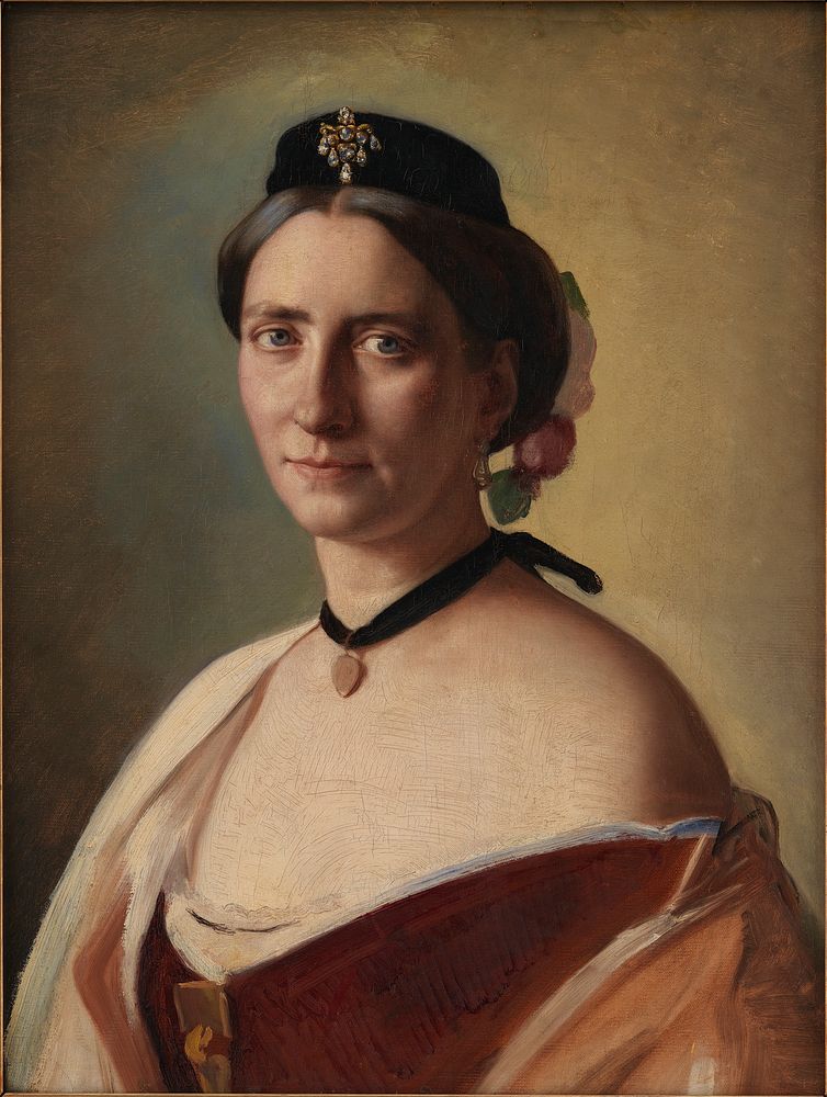 The artist's wife, Mrs. Alma Bloch, née Trepka by Carl Bloch