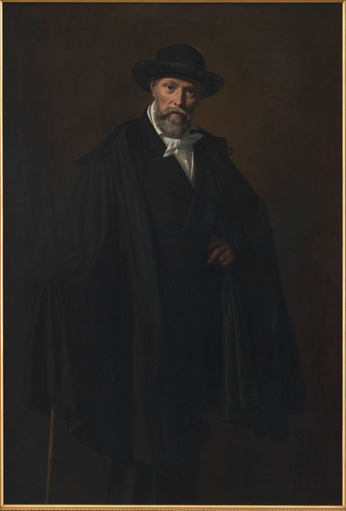 The painter Constantin Hansen by Wilhelm Marstrand