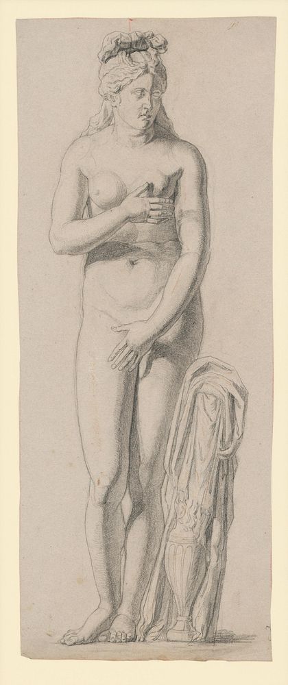 Study of an antique female figure