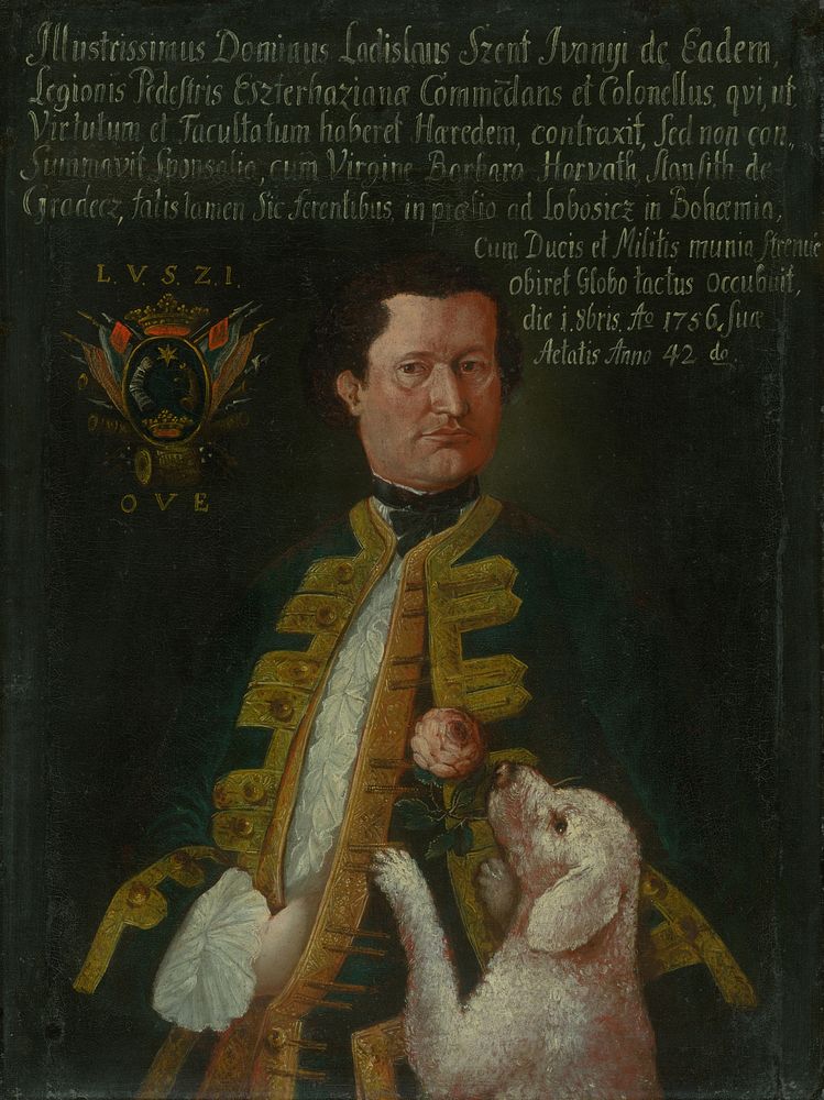 Portrait of a ladislav szent iványi from st. john
