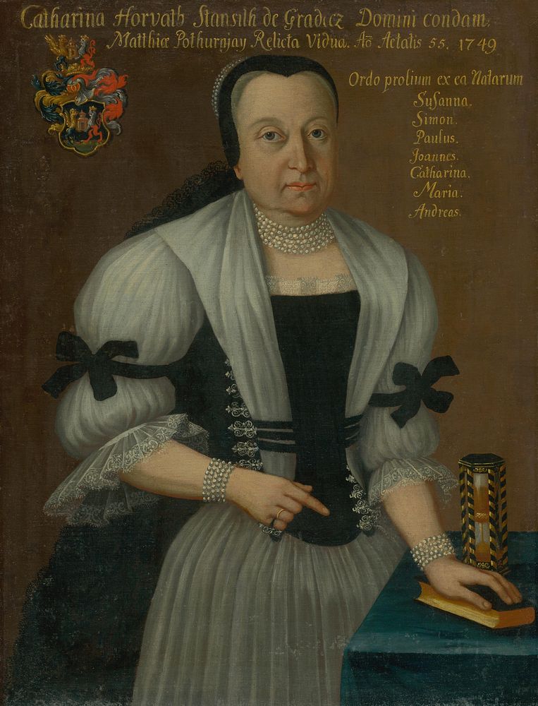 Portrait of katarína horvath-stančič