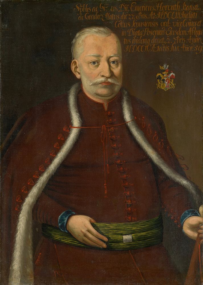 Portrait of imrich horváth-stansith