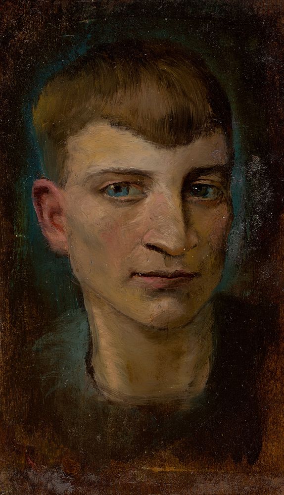 Head of emaciated boy by Ladislav Mednyánszky