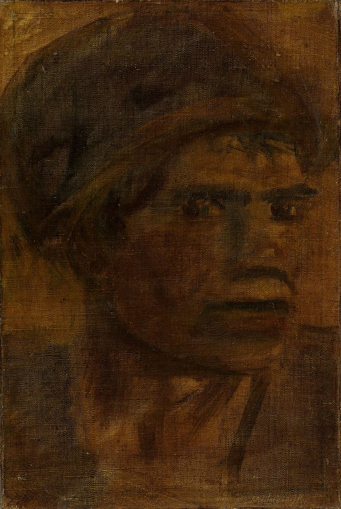 Head of a prisoner (head of a balkan man) by Ladislav Mednyánszky