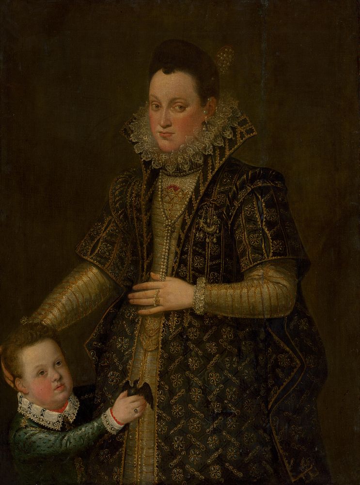 Grand duchess with her son