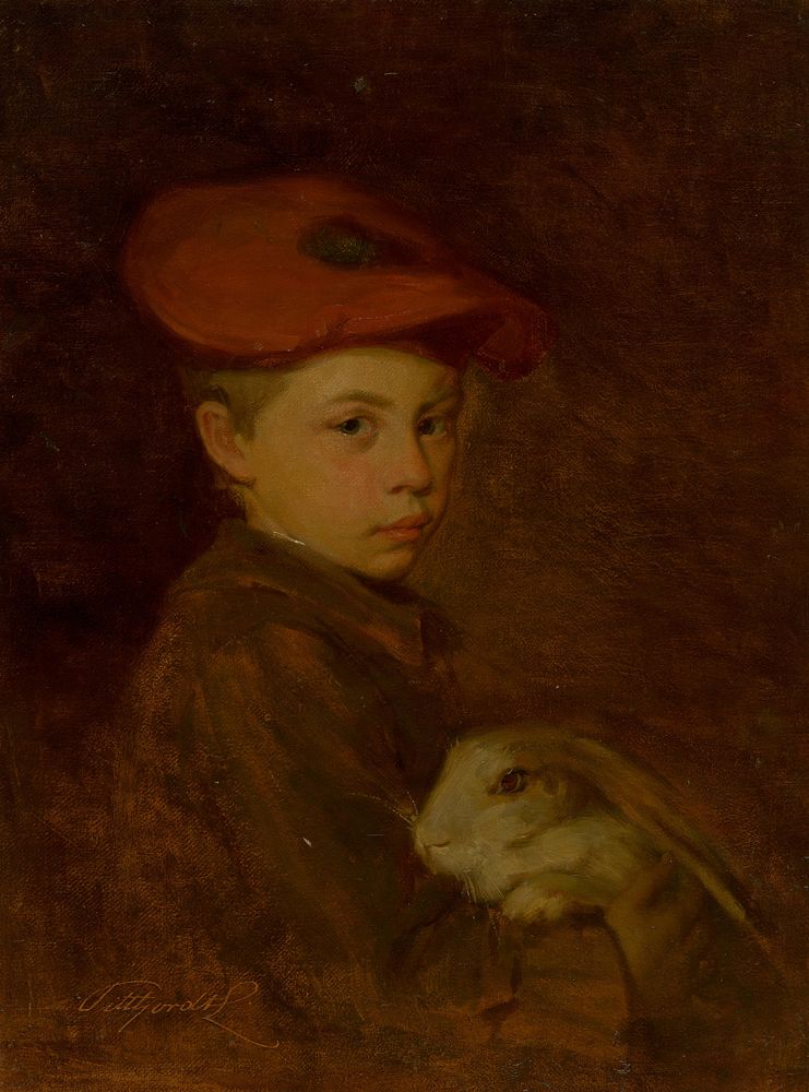 Boy with a bunny