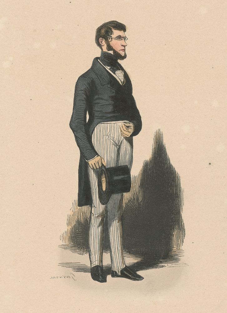 A man with a top hat