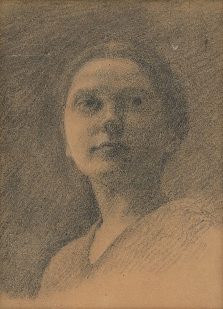Portrait of a young woman by stefan straka