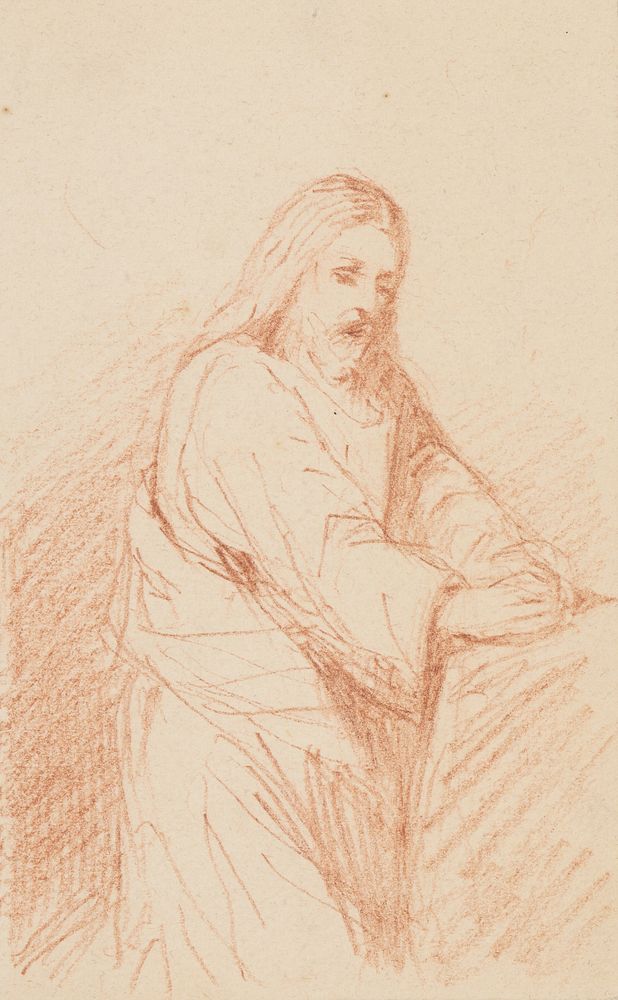 Man with clasped hands