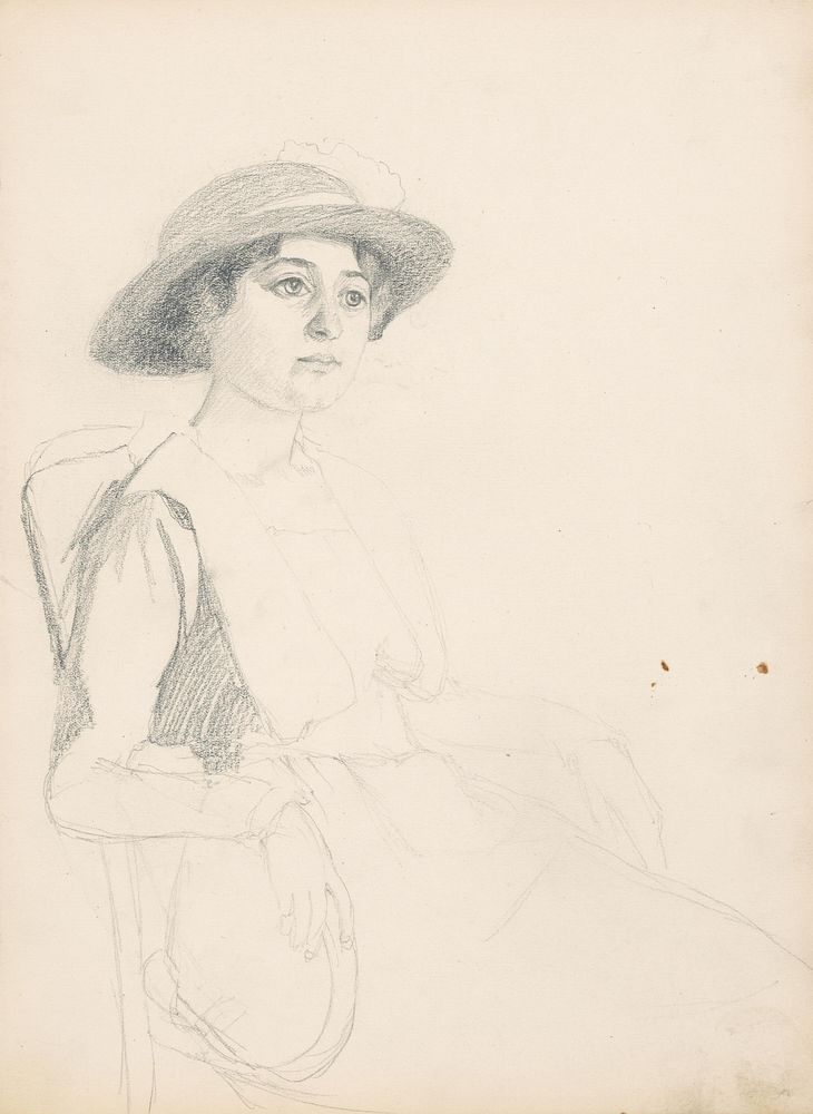 Seated woman