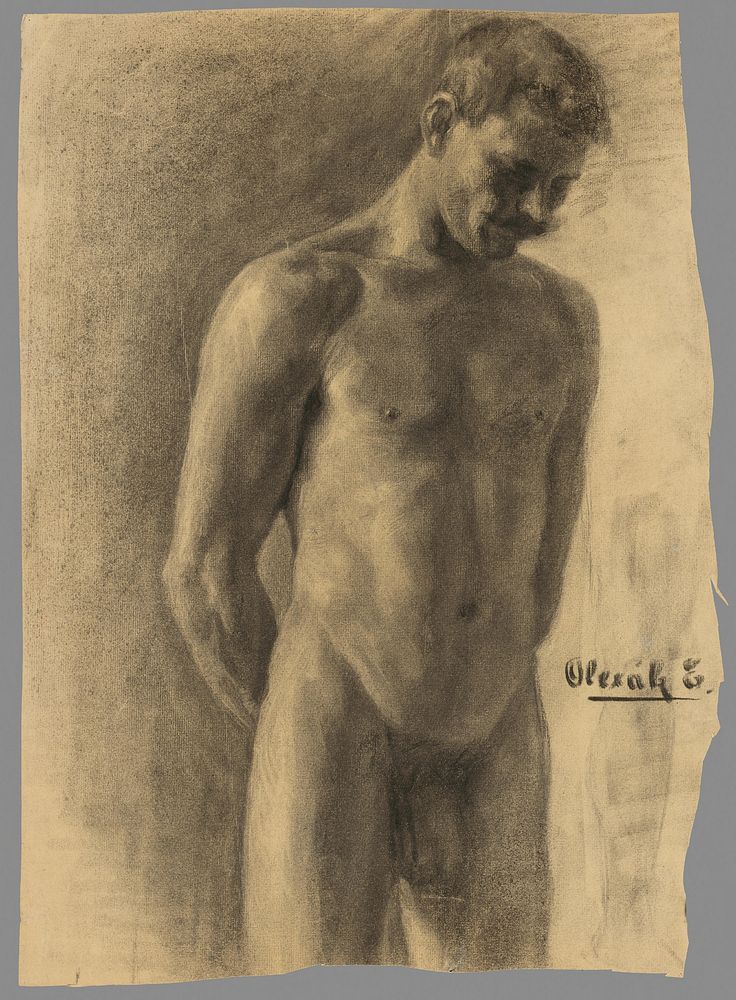 Study of male nude