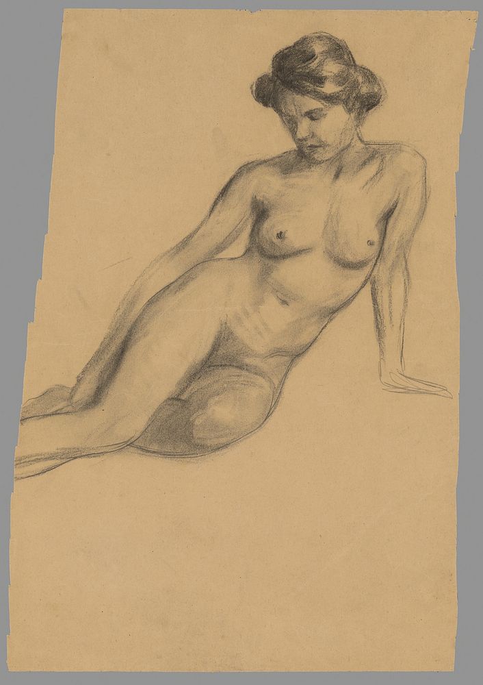 Study of female nude