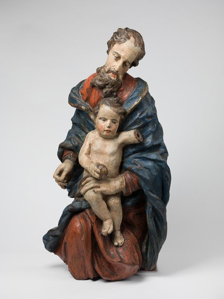 Saint joseph with baby jesus