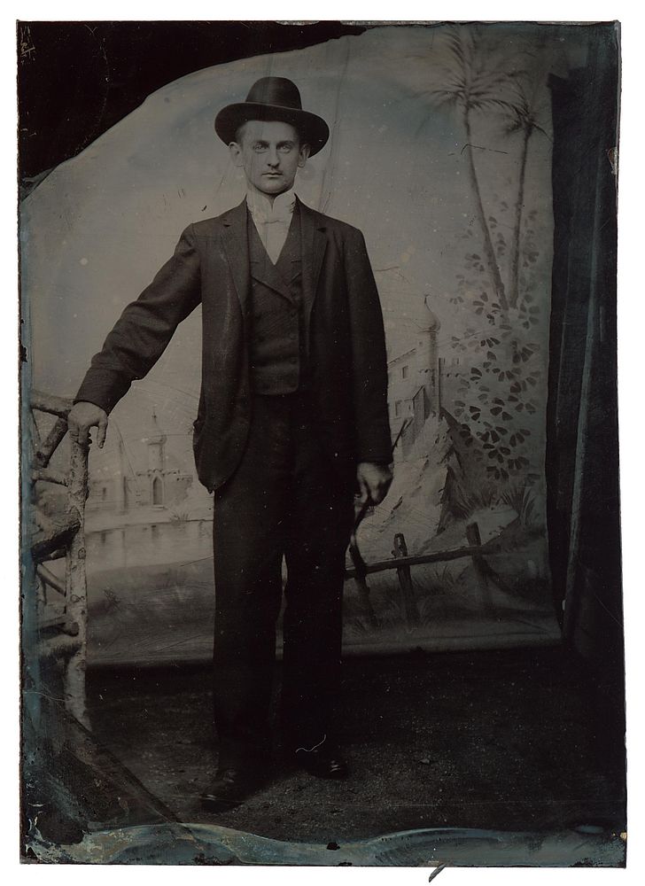 Portrait of a man (ferrotype)