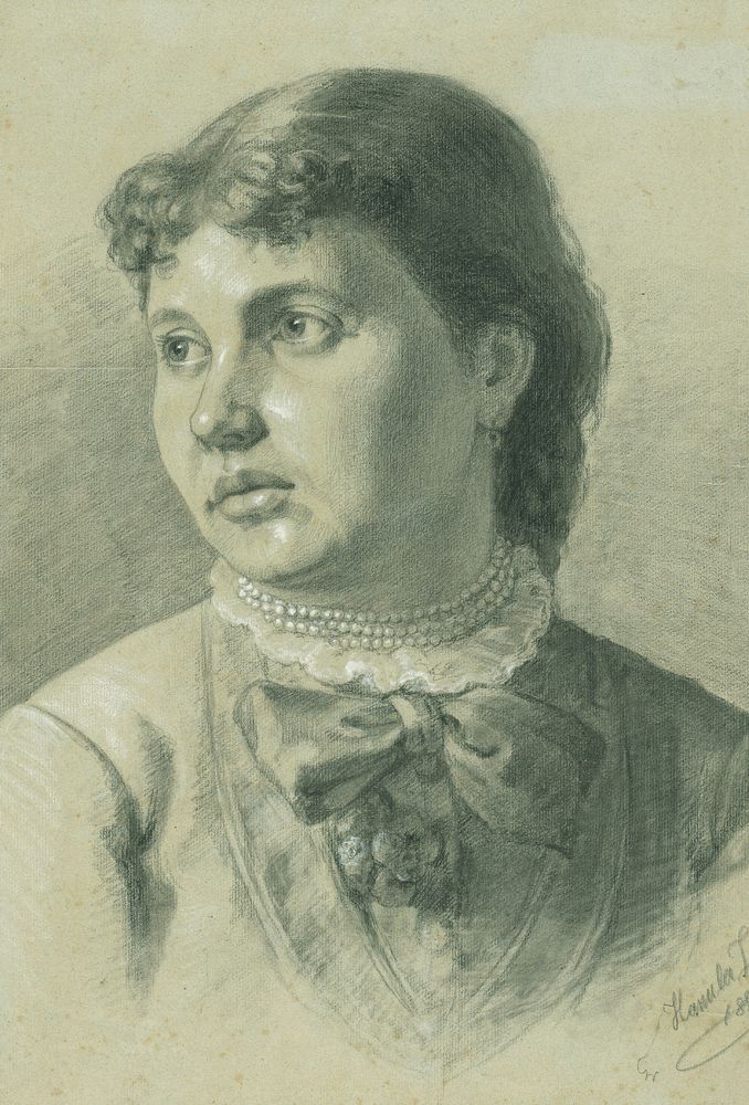 Study for the portrait of a girl