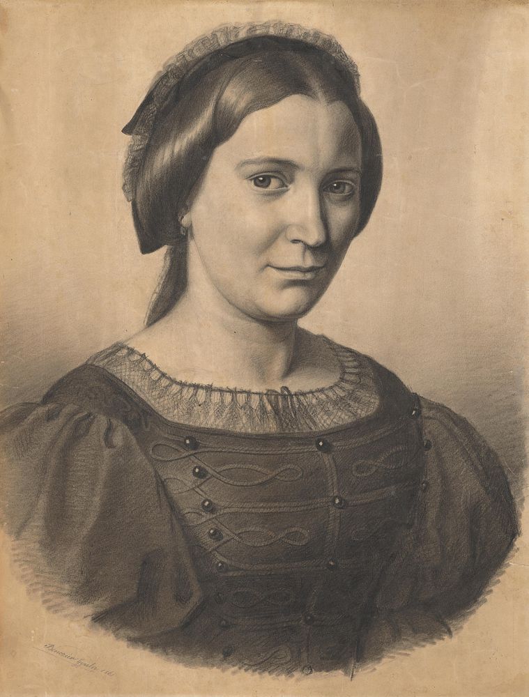 Portrait of the artist's mother (gizela lanszgallnerová)