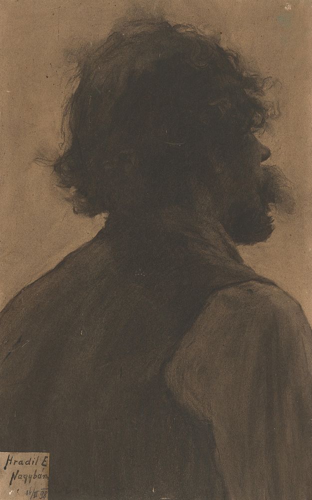 Study of the head of a gypsy