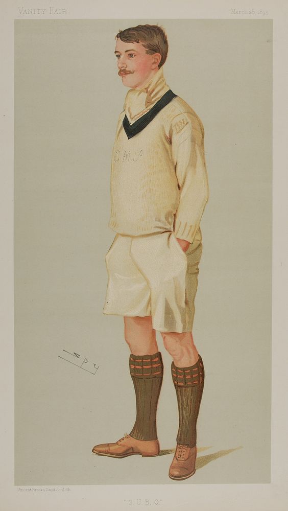 Men of the Day No. 616: Caricature of Charles Murray Pitman (1872-1948).Caption read "O.U.B.C".