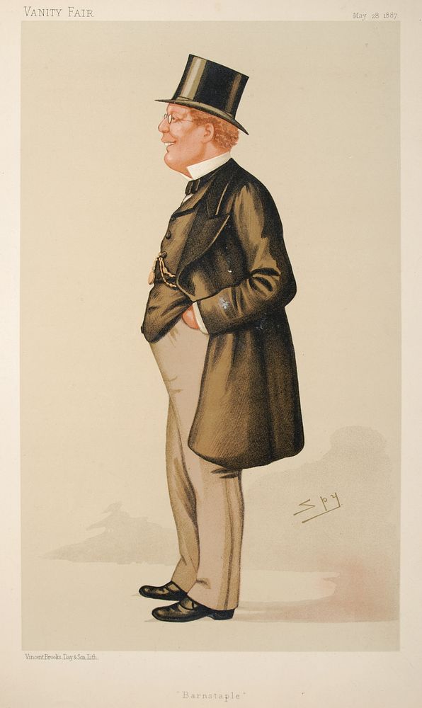 Statesmen No.522: Caricature of Mr George Pitt-Lewis QC MP.Caption reads: "Barnstaple"