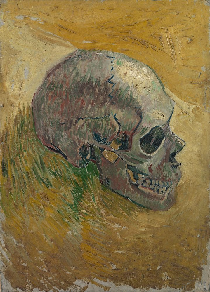 Skull (1887) expressionism by Vincent van Gogh.