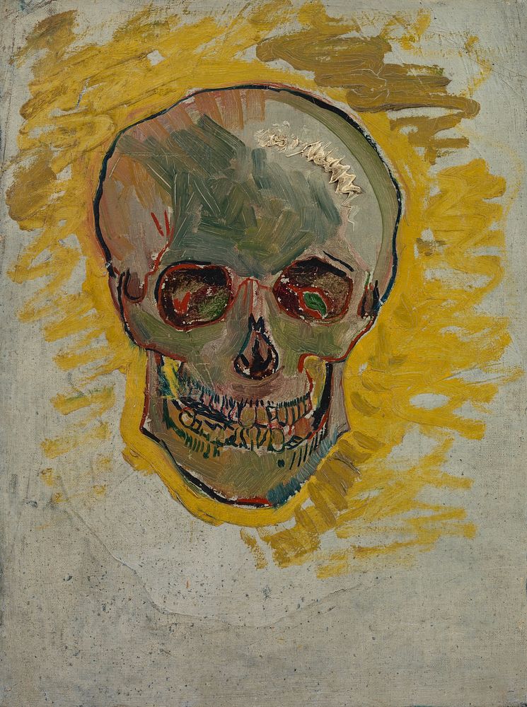 Skull (1887) expressionism by Vincent van Gogh.