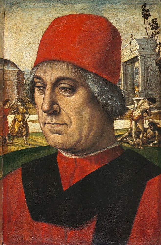 Portrait of an Old Man (1492-1510) renaissance painting by Luca Signorelli.