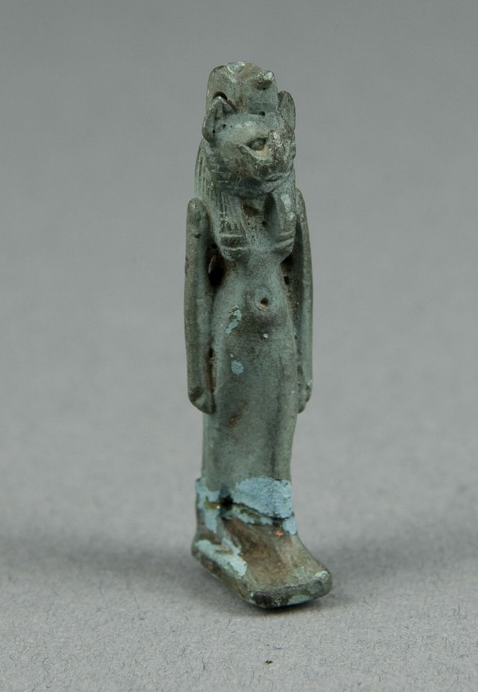 Amulet of a Lion-Headed Goddess by Ancient Egyptian