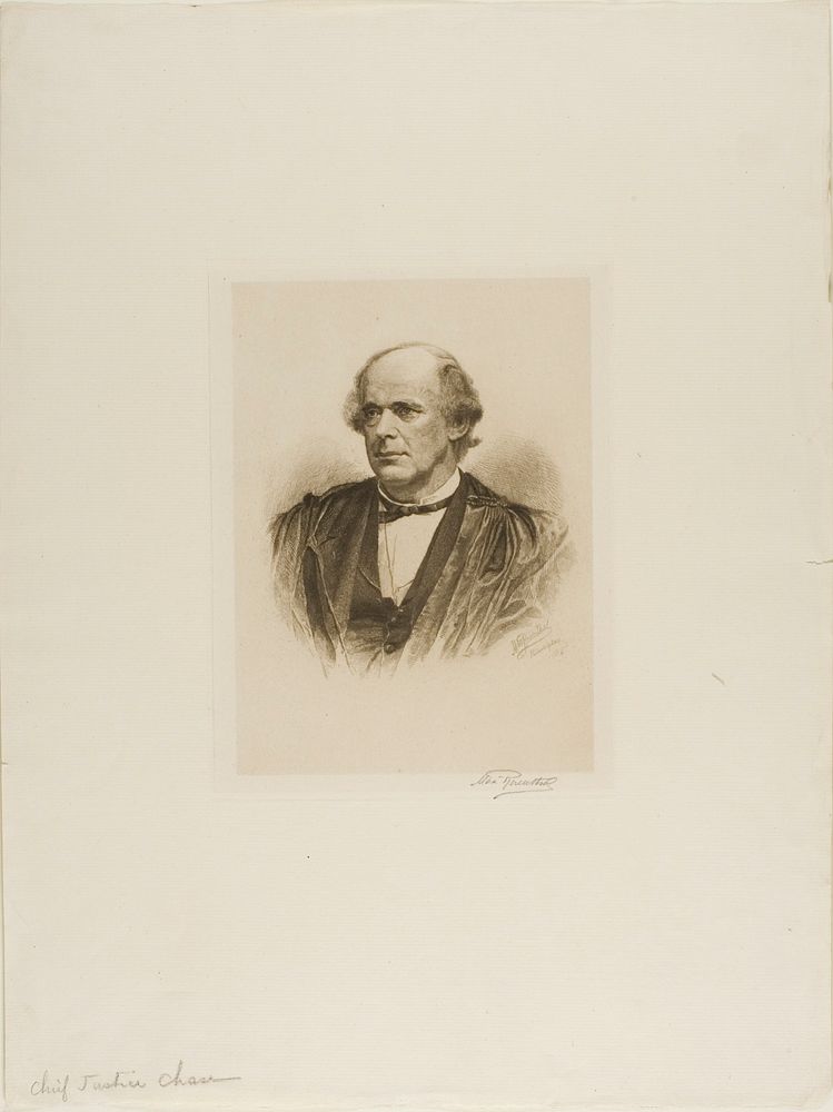 Portrait of Chief Justice Chase by Max Rosenthal