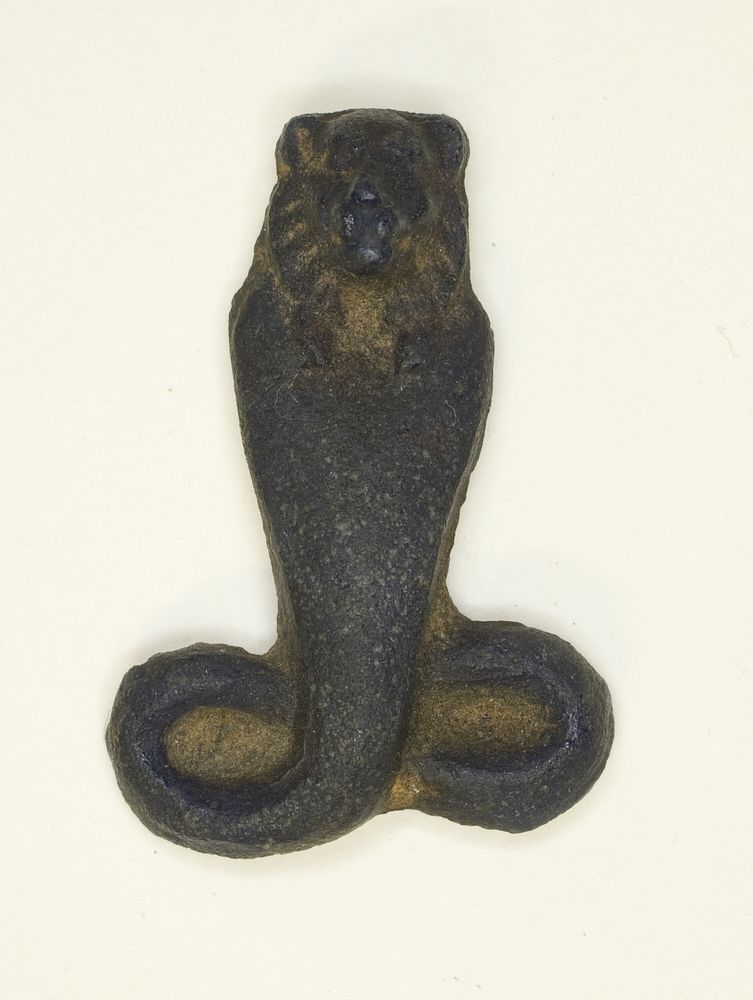 Amulet of a Cobra with Lioness Head by Ancient Egyptian