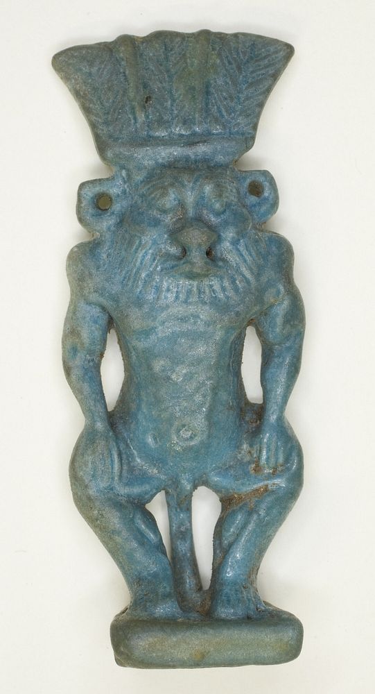 Amulet of the God Bes by Ancient Egyptian