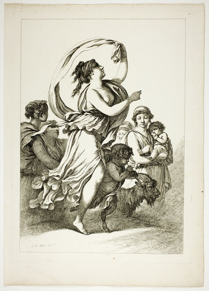 Plate 24 of 38 from Oeuvres de J. B. Huet by Jean Baptiste Huet