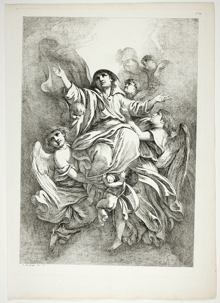 Plate 29 of 38 from Oeuvres de J. B. Huet by Jean Baptiste Huet