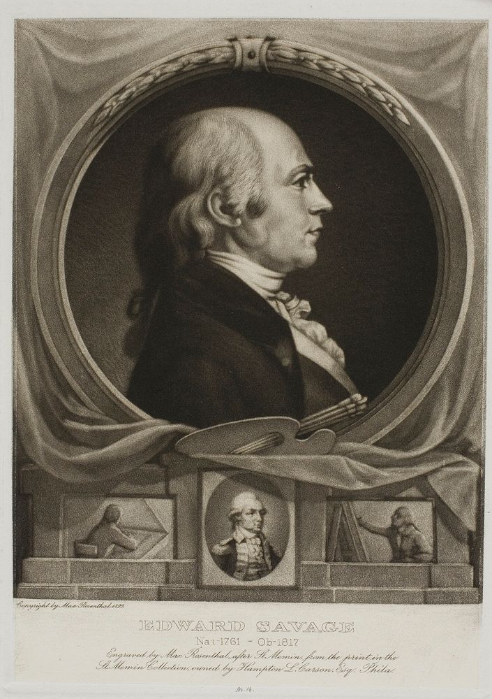 Portrait of Edward Savage by Max Rosenthal