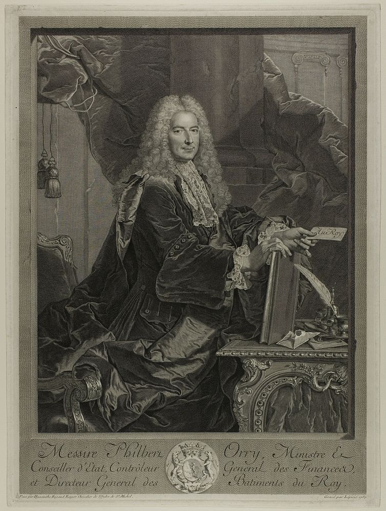 Portrait of Philibert Orrey by François Bernard Lépicié