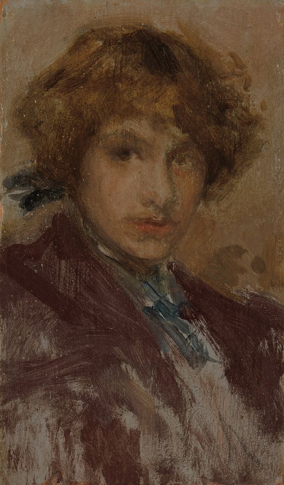 Study of a Girl's Head and Shoulders by James McNeill Whistler