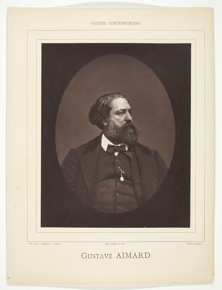 Gustave Aimard by Etienne Carjat