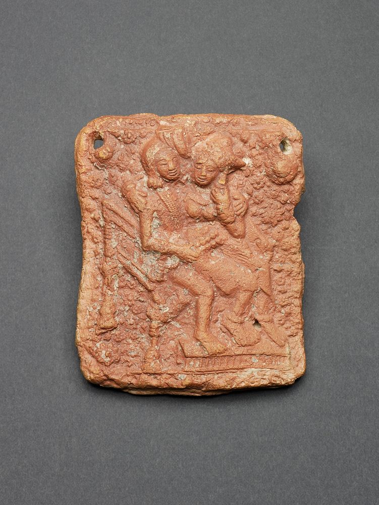 Amorous Couple (Mithuna) Seated in a Chair