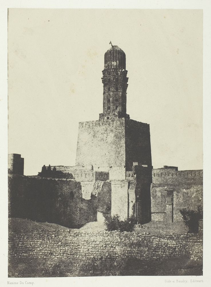 Mosquée du Khalife Haakem Biamrillah, Le Kaire by Maxime Du Camp