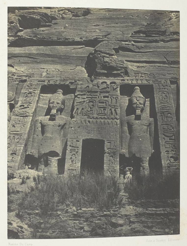Ibsamboul, Entrée De Spéos D'Hathor; Nubie by Maxime Du Camp