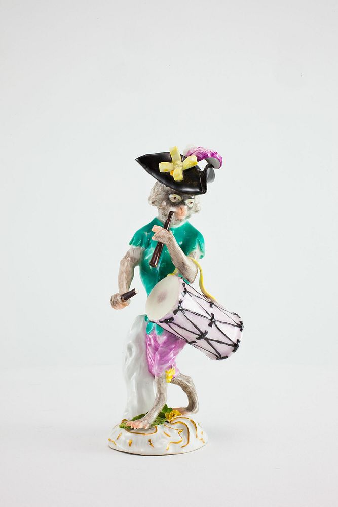 Drummer for the Monkey Band by Meissen Porcelain Manufactory (Manufacturer)