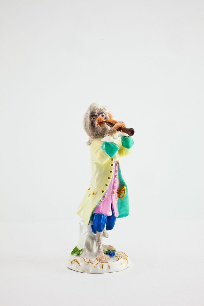 Clarinet Player for the Monkey Band by Meissen Porcelain Manufactory (Manufacturer)