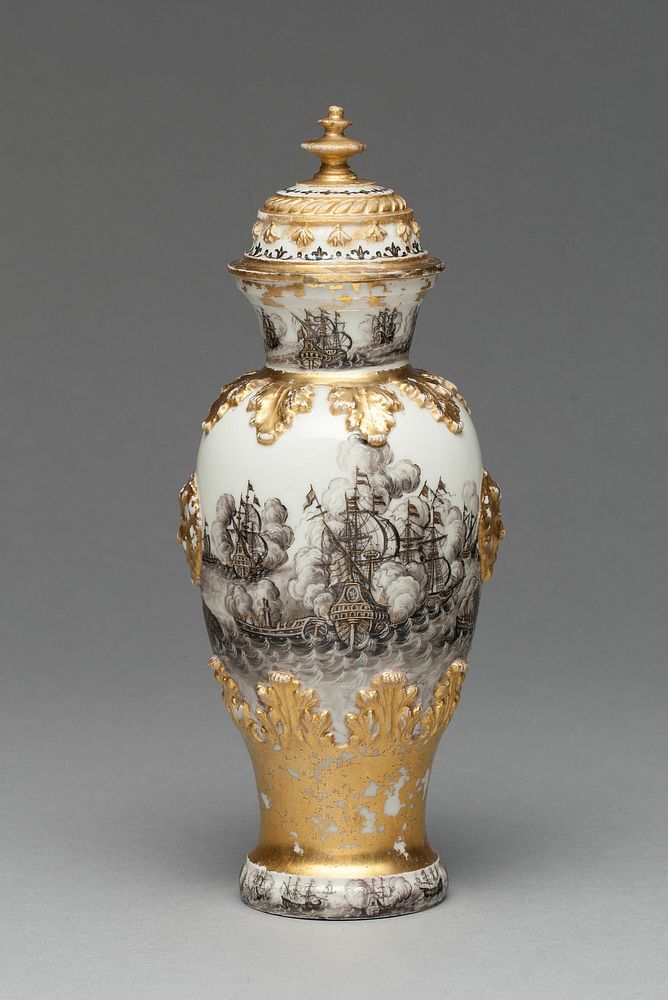 Vase and Cover (one of a pair) by Meissen Porcelain Manufactory (Manufacturer)