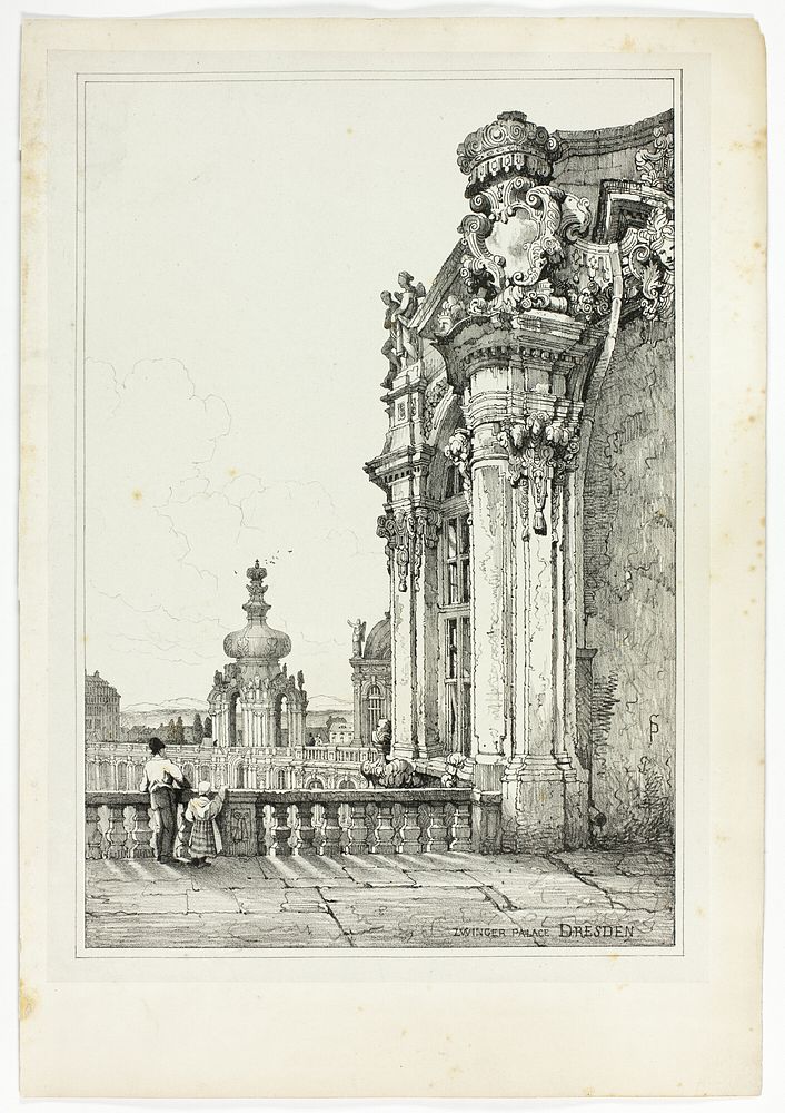Zwinger Palace, Dresden by Samuel Prout