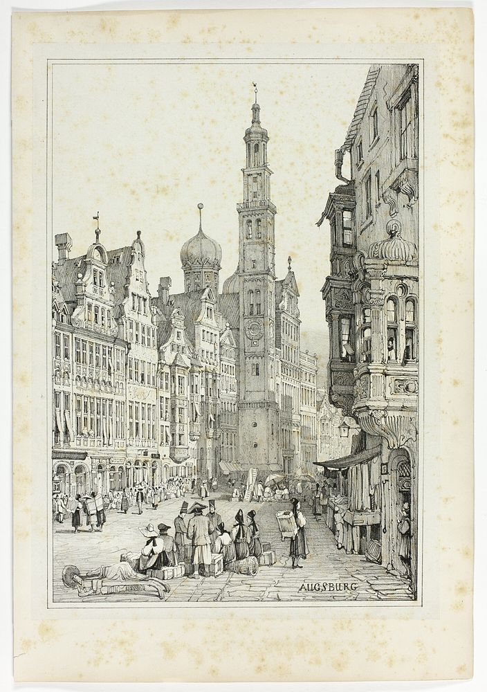 Augsburg by Samuel Prout