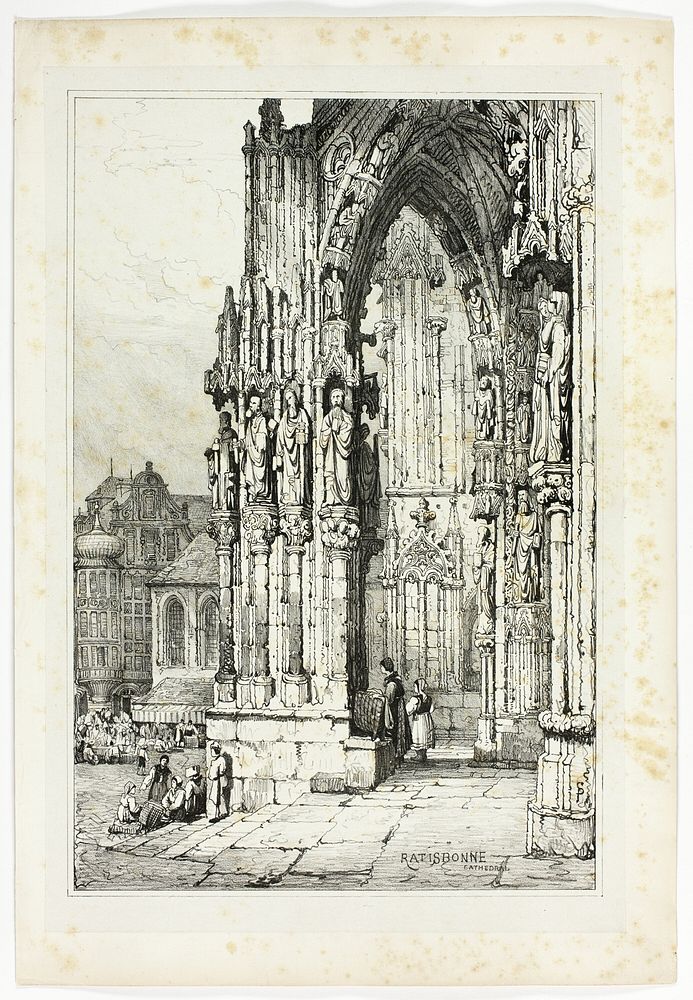 Ratisbonne Cathedral by Samuel Prout