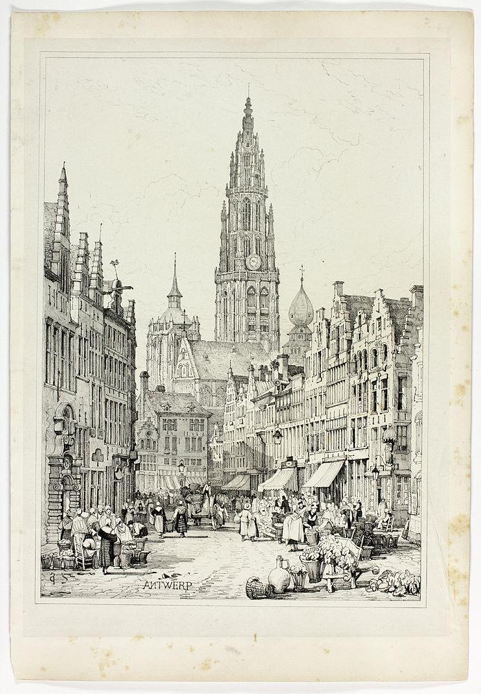 Antwerp by Samuel Prout