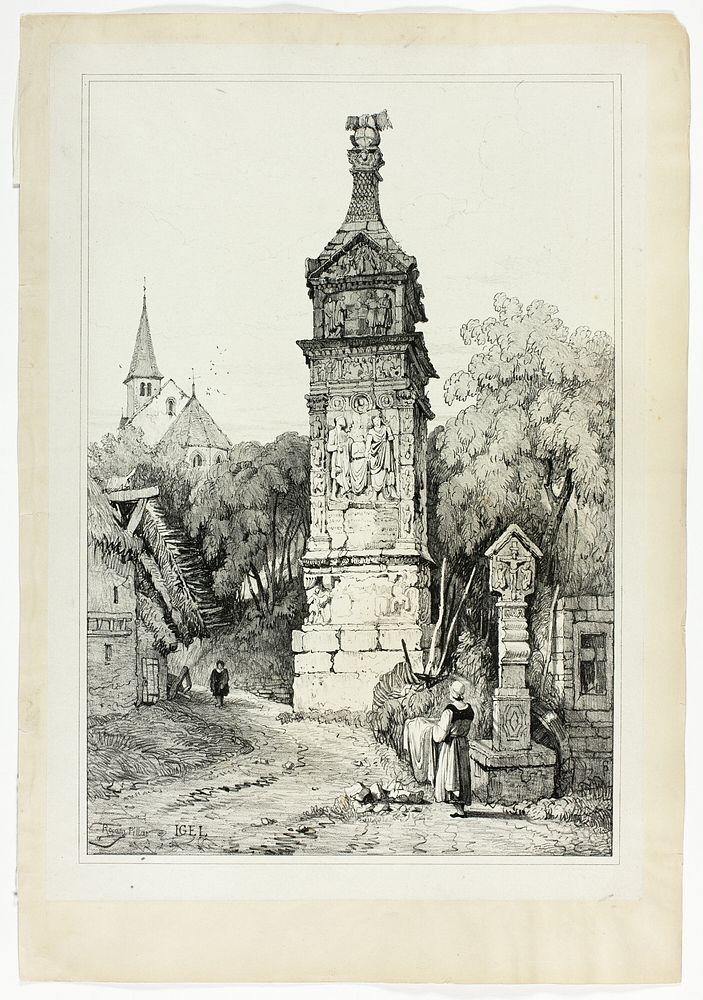 Roman Pillar at Igel by Samuel Prout