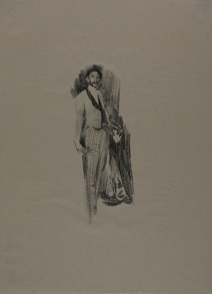 Count Robert de Montesquiou, No. 2 by James McNeill Whistler