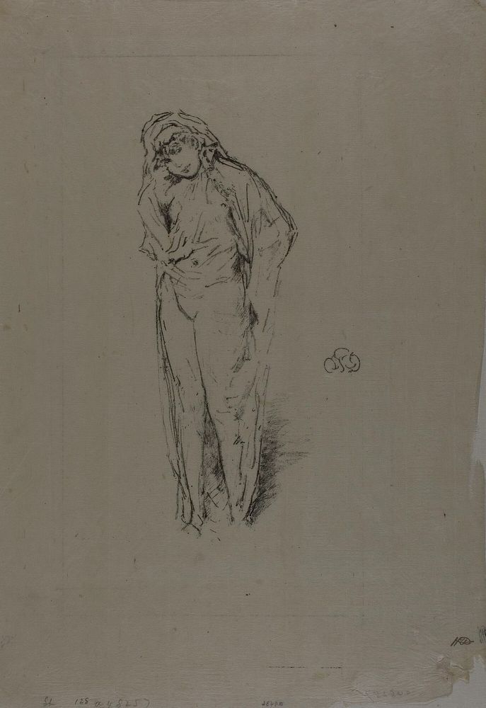 Draped Figure, Standing by James McNeill Whistler