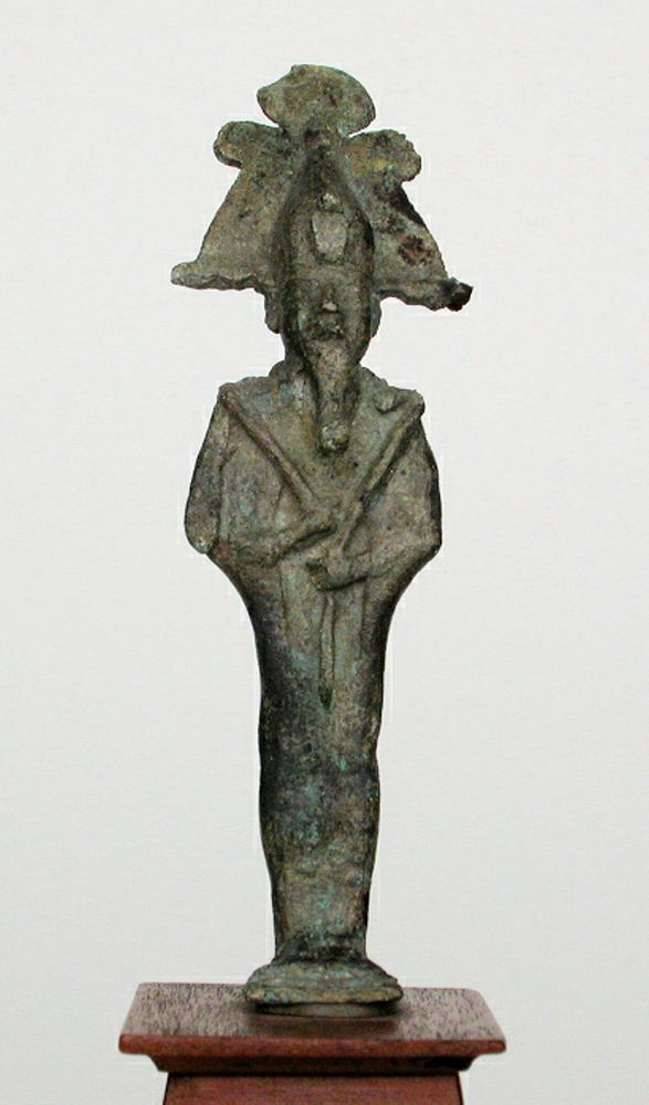 Statuette of the God Osiris by Ancient Egyptian